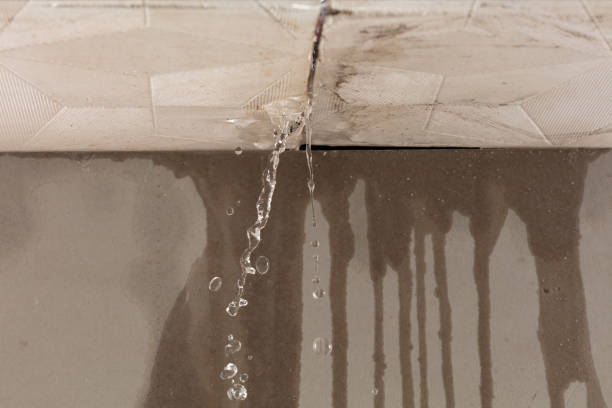 Professional Sewage Cleanup technician working in Hancock, MI